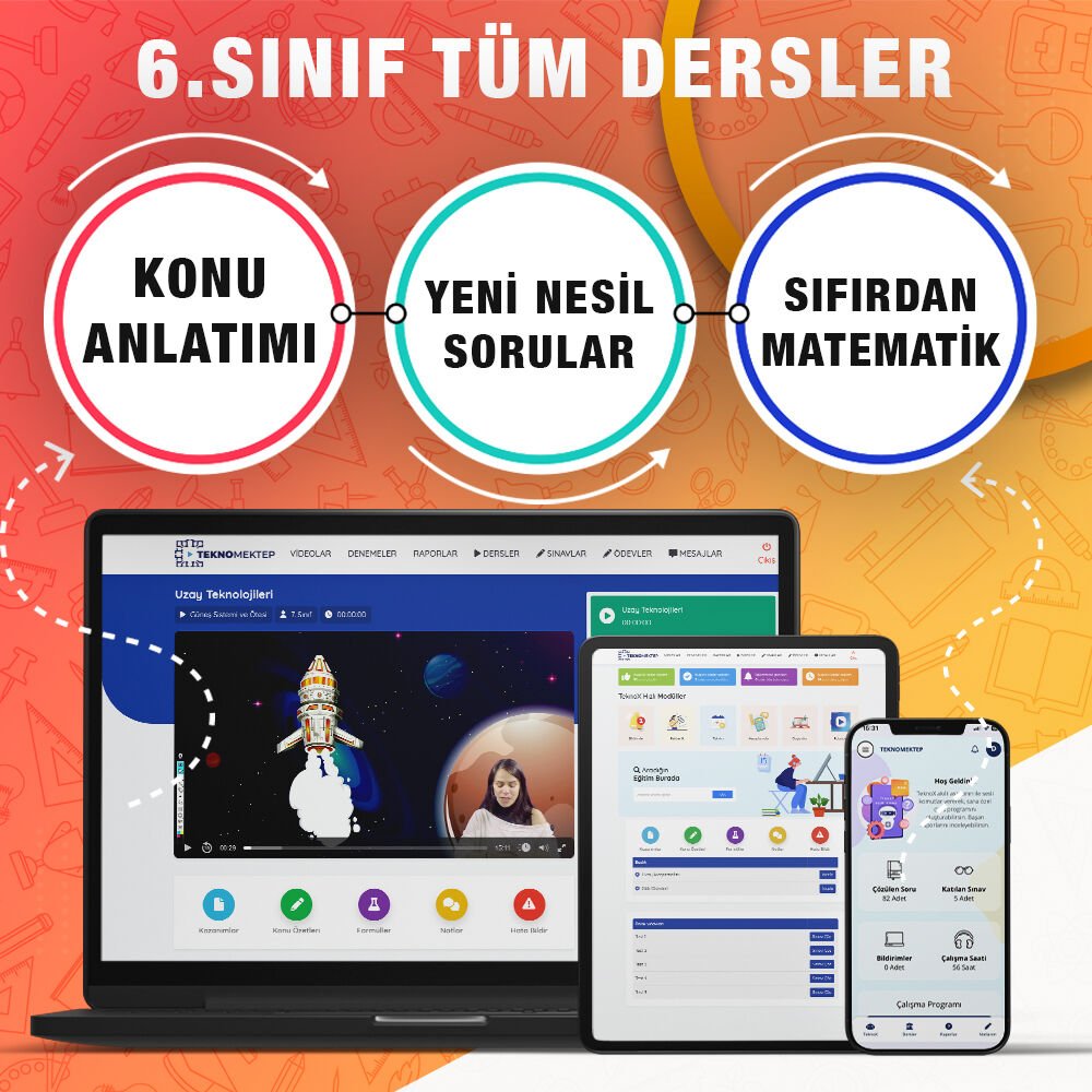 6.SINIF TÜM DERSLER EĞİTİM SETİ